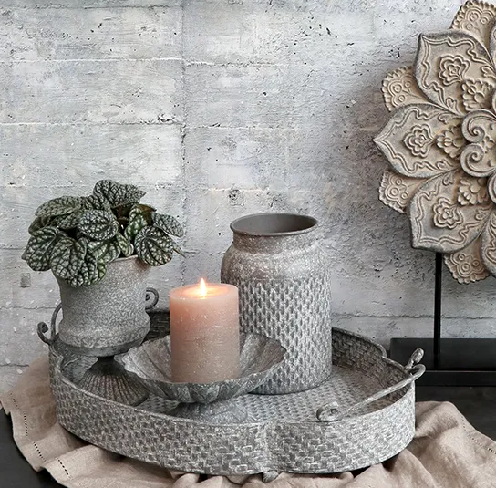 Schale Mary antique zink – zwei Größen – Bild 7