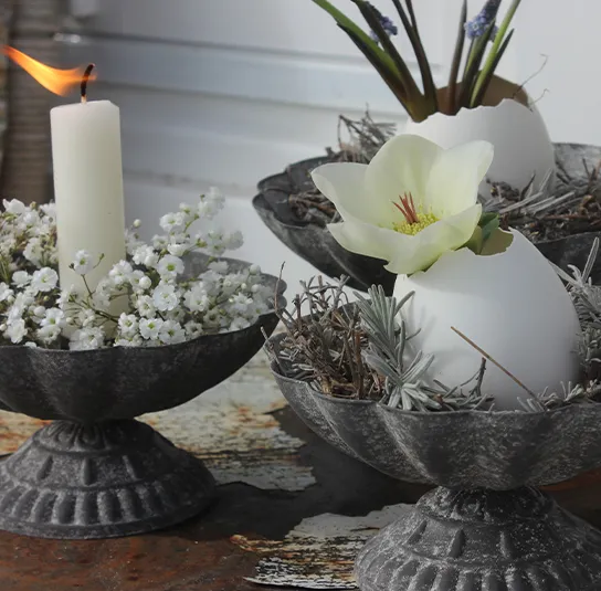 Schale Mary antique zink – zwei Größen – Bild 8