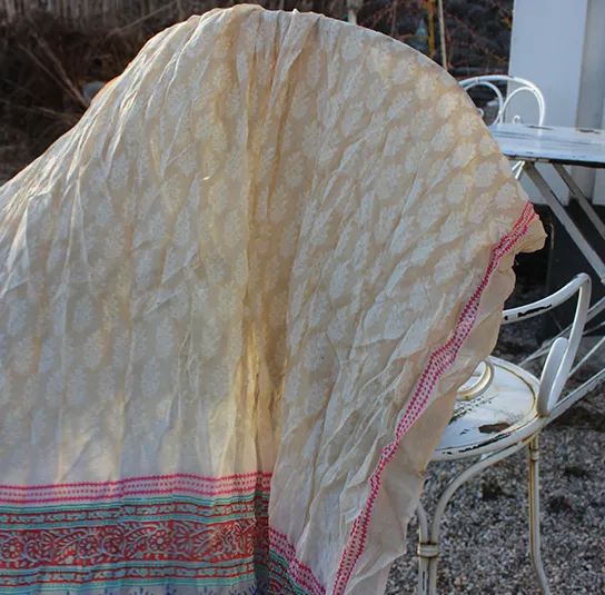 Tischtuch, Strandtuch Duna beige – Bild 2