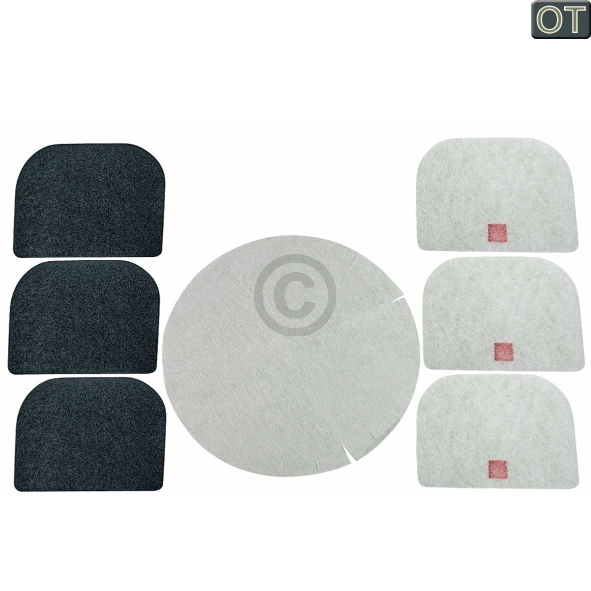 Filterset DeLonghi 5525101500 Kohlefilter Fettfilter Frittierölfilter für Fritteuse