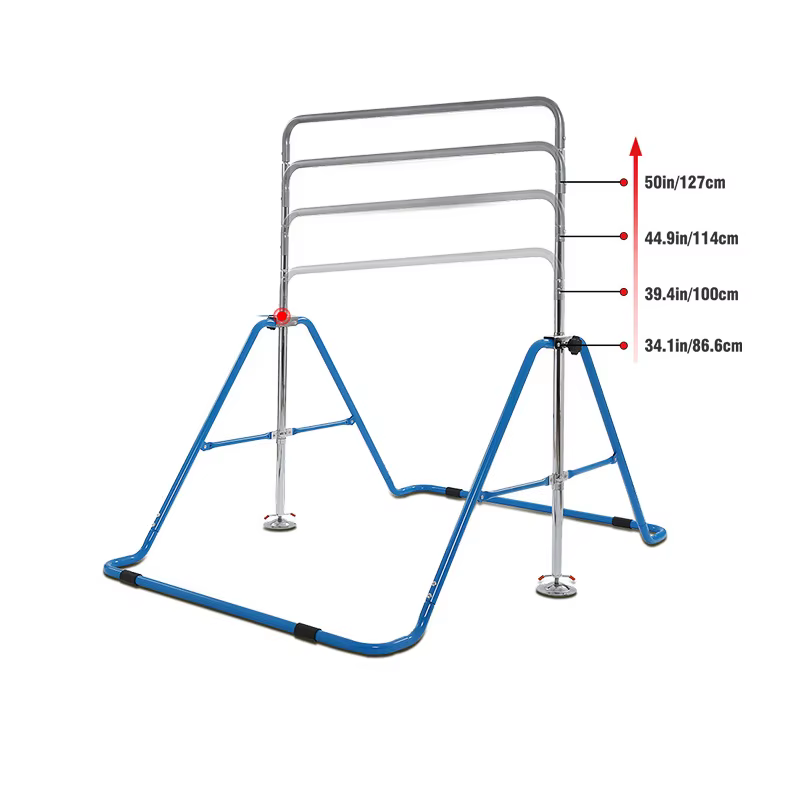 Kinder-Gymnastikbarren, klappbar und höhenverstellbar – Ideales Trainingsgerät für Zuhause, Pull-Up Bar