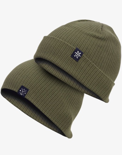Double Sided Beanie (Olive)